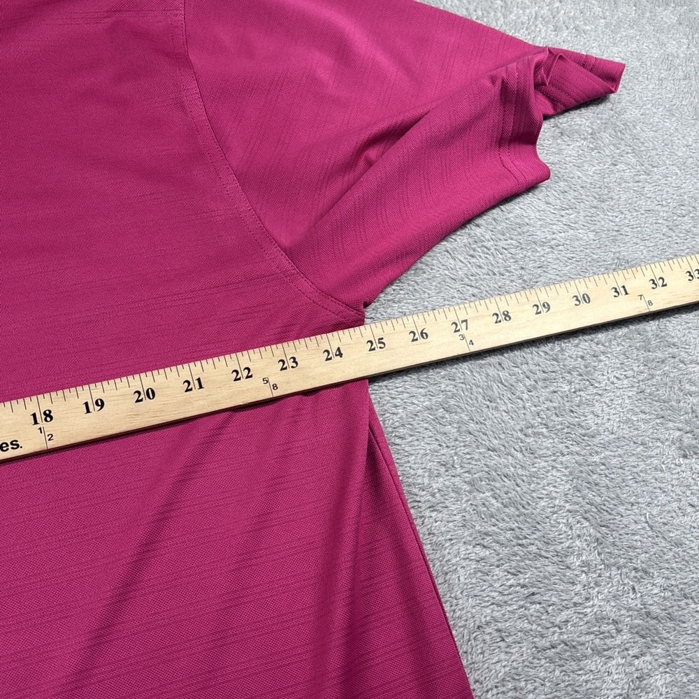 Pro Tour Coolplay Golf Polo Pink Short Sleeve Shirt Stretch Men's Size XLT - Picture 7 of 10